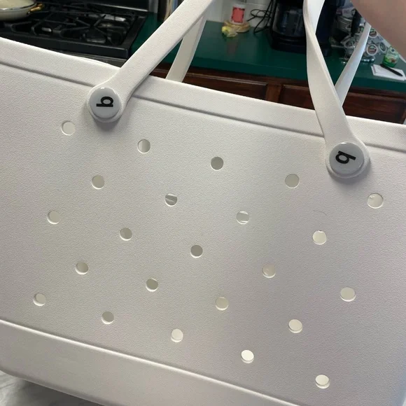 Bogg White Tote Bag - Picture 3 of 5